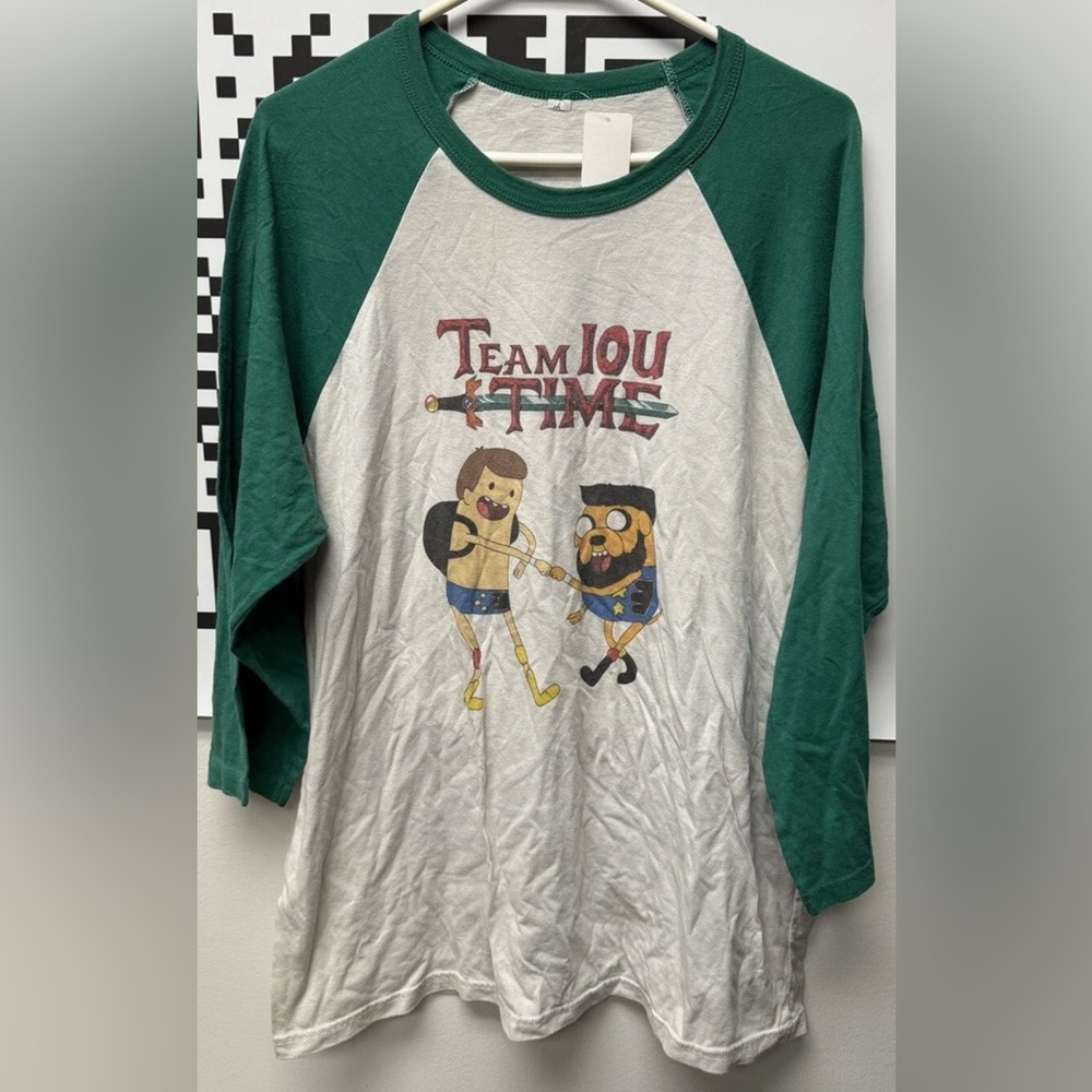 Carnies - Team I.O.U. Time XL Baseball Shirt Pro Wrestling Tees TNA Impact Indie
